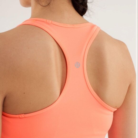 Lululemon Cool Racerback Pop Orange reversible - Picture 6 of 10